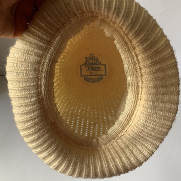 Vintage TONAK DOLLY Cream Hat main image 6
